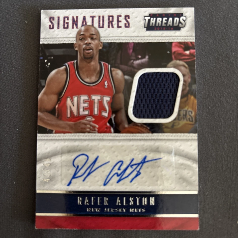 2015-16 Panini Threads - Assinaturas Rafer Alston #TS-RAL Prime /49 (AU, MEM) - Imagem 3 de 4
