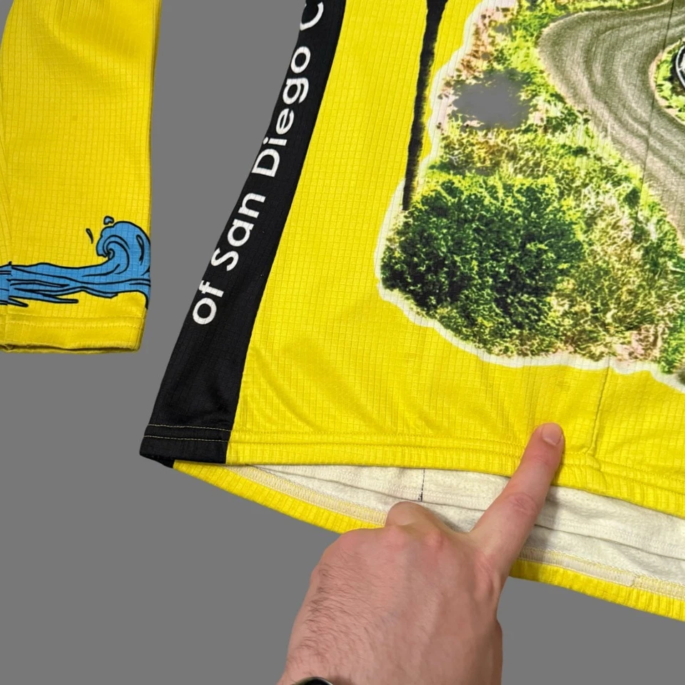 Camiseta deportiva de ciclismo Voler RARA para hombre San Diego manga larga talla L hecha en EE. UU. USADA EN EXCELENTE ESTADO Foto 2 de 4