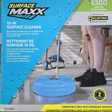 Surfacemaxx 12-in Surface Cleaner 2300Max PSI #5173116 Model #SGY-PWA201 NEW 