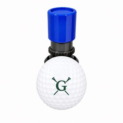 Tee Initial Letter A-Z With Custom Name Pre-Inked Stamp for Golf Ball