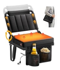 Heated Stadium Seats with Back Support for Bleacher, Portable 5-Angle and...