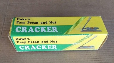 Duke's Easy Pecan and Nut Cracker Model 0100 Steel & Wood Handle New Old Stock
