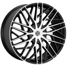Massiv 925 Executive 24x9 5x4.5"/5x120 +30mm Black/Machined Wheel Rim 24" Inch