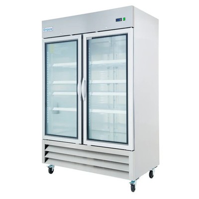 NEW Commercial Freezer Empura E-KB54FG 2 Door (in crate, on pallet)