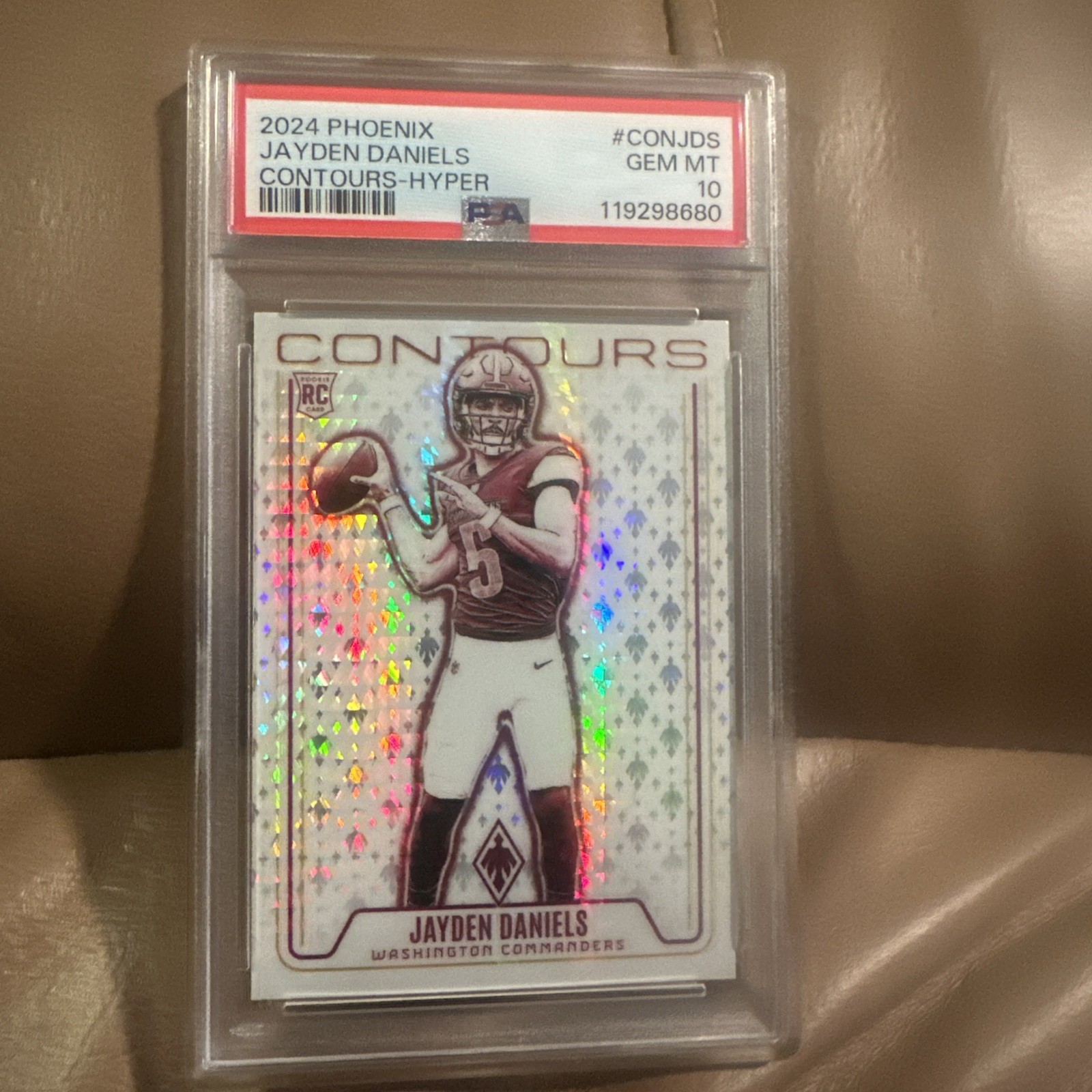 2024 Phoenix Contours Hyper Jayden Daniels Rookie PSA 10 💎 #CONJDS