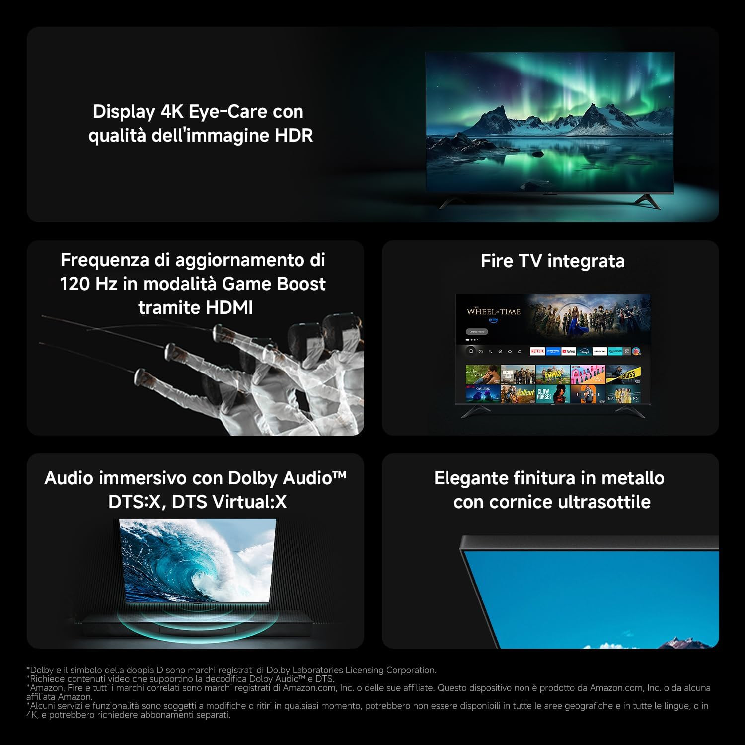 TV F 65 da 65 Pollici 4K UHD Smart TV foto 2