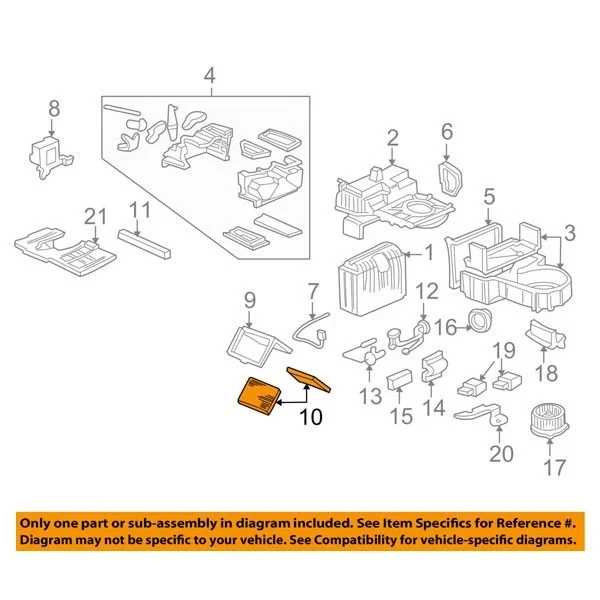 Filtro de cabina Acura RL - 1996-2004 Foto 3 de 3