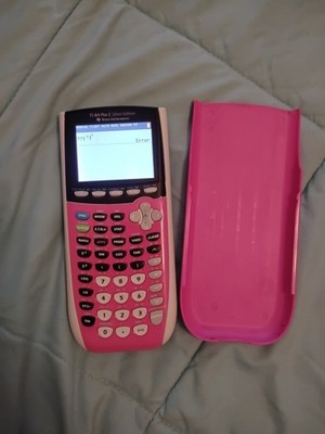 Texas Instruments TI-84 Plus C Silver Edition Graphing Calculator - Pink