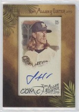 2019 Topps Allen & Ginter Mini Baseball Josh Hader #MA-JH Auto no9