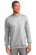 2 Pack Of Port  Company PC90T Men's Tall Essential Fleece Crew Neck Sweatshirt