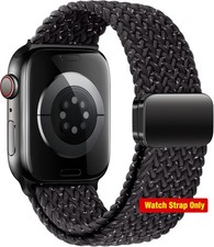 Braided Nylon Sport Loop Band Magnetic Clasp 38mm 40mm 41mm 42mm 44mm 45mm 46mm