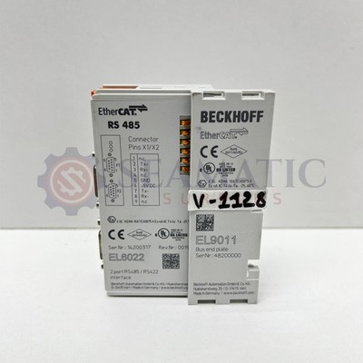 Beckhoff EL6022 +EL9011 Automation Module, V#1128