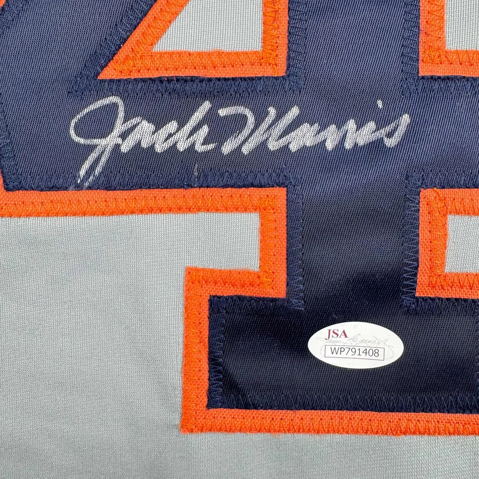 Autographed/Signed Jack Morris Detroit Grey Baseball Jersey JSA COA - Image 3 of 4