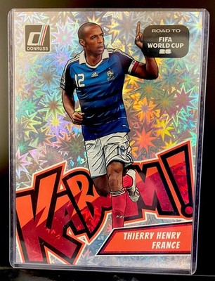 2026 Panini Donruss World Cup Thierry Henry Kaboom - Jumbo | eBay