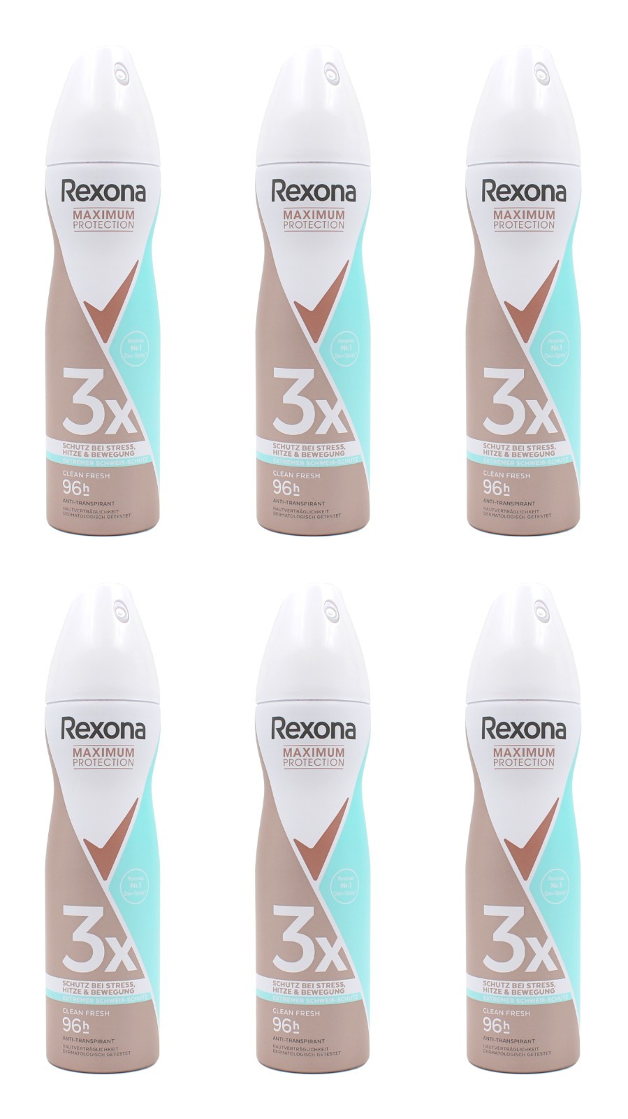 Rexona Clean Fresh Deo Spray Anti-Transpirant , 6x150ml EAN8720181452574