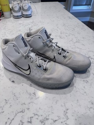 Nike Kyrie Flytrap 4 White Metallic Silver Men's Shoes Size 13 CT1972-100  BH
