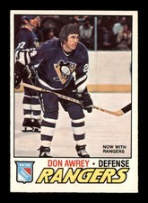 1977 O-Pee-Chee NHL #137 Don Awrey  NM/NM+ X3199307