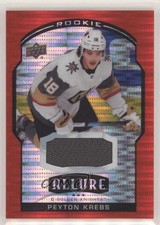 2020-21 Upper Deck Allure Rookie Red Rainbow Jerseys Peyton Krebs #96 0j4s