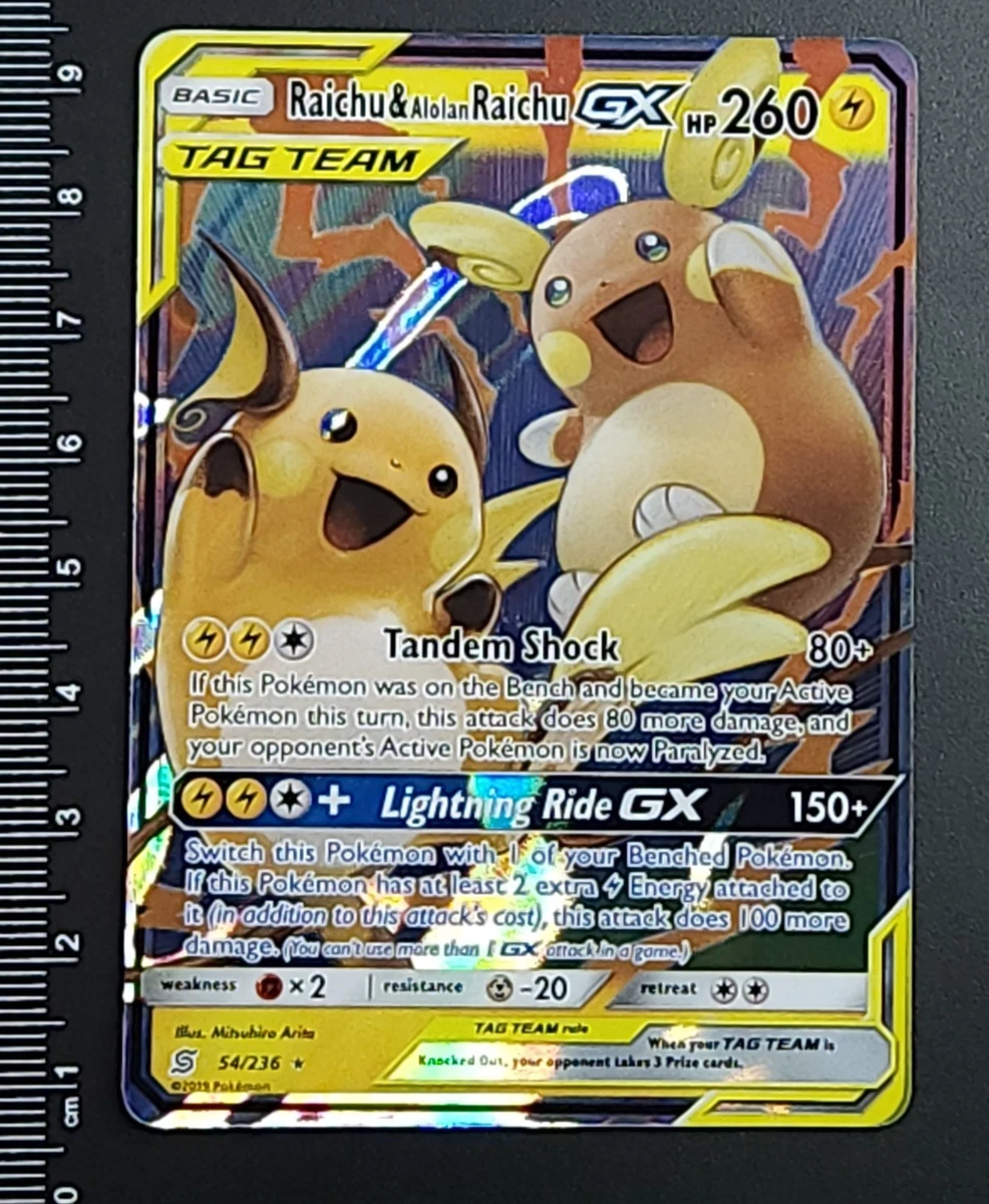 Raichu & Alolan Raichu GX Pokmon TCG Cards for sale | eBay