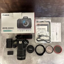 Canon EOS 8000D Camera with EF-S 18-135mm Lens and Wi-Fi Functionality