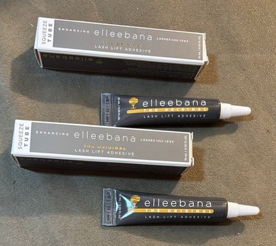 Lot Of 2 ~ Elleebana The Original 10ml Lash Lift Adhesive Squeeze Tube Exp 10/26
