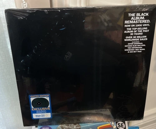 Metallica Black Album Vinyl 2xLP Set 180G Marbled Vinyl sealed