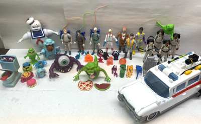 20 Hasbro Kenner Classics The Real Ghostbusters Lot ECTO-1 Figure Lot Retro 2021