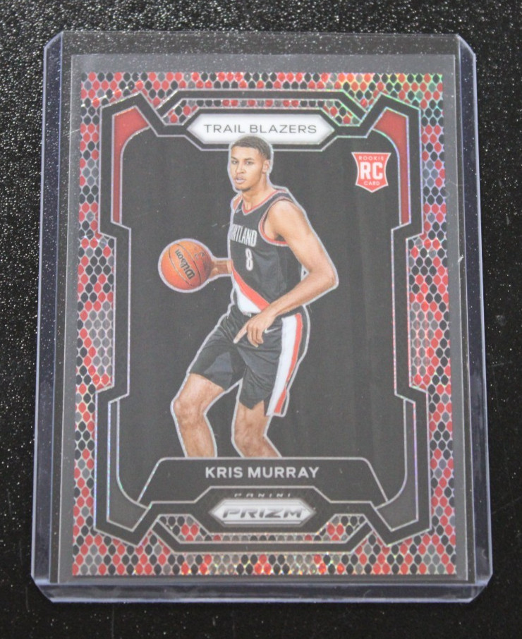 2023-24 Prizm Snakeskin Prizm Kris Murray #142 RC SSP