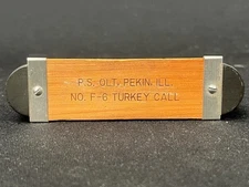 Vintage P.S. OLT No. F-6 Scratch Box Turkey Call