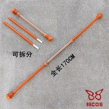 One Piece Nami Yellow PVC Separable Weapon Stick Cosplay Prop Set 170cm