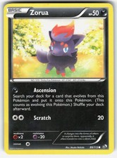 Zorua 89/113 Legendary Treasures Pokemon Common Heavily Played on eBay
