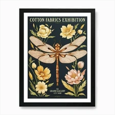 Cotton Fabrics Exhibition Art Print Framed Wall Art Poster Canvas Print Picture