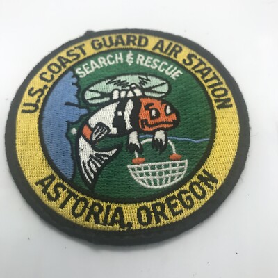 U.S. COAST GUARD AIR STATION ASTORIA OREGON UNUSED 5 X 5 INCH