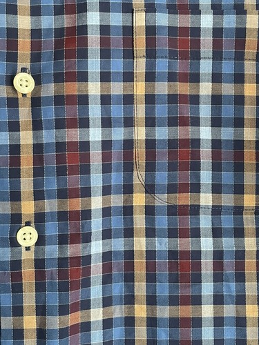 Peter Millar Crown Ease Phillip Langarm Knopfleiste mehrfarbig kariert XL 0124 - Bild 2 von 8