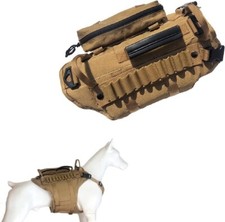 Tactical Dog Harness with Handle for Medium Large Dogs Military Dog Vest with Po