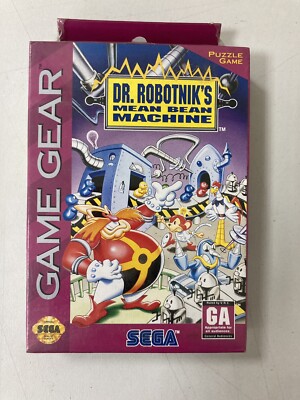 Dr. Robotnik's Mean Bean Machine (Sega Game Gear) NEW FACTORY SEALED SONIC GAME