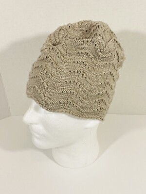 Womens Knit Hat Slouchy Beanie Winter One Size Baggy Beret  display picture 2
