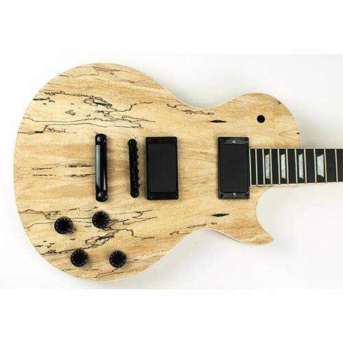 Guitare en Kit - L - Single Cut Noir, Table érable spalté / Ebène - Imagen 5 de 8