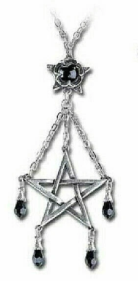 Pentacol Sable Pendant Pewter Alchemy Gothic