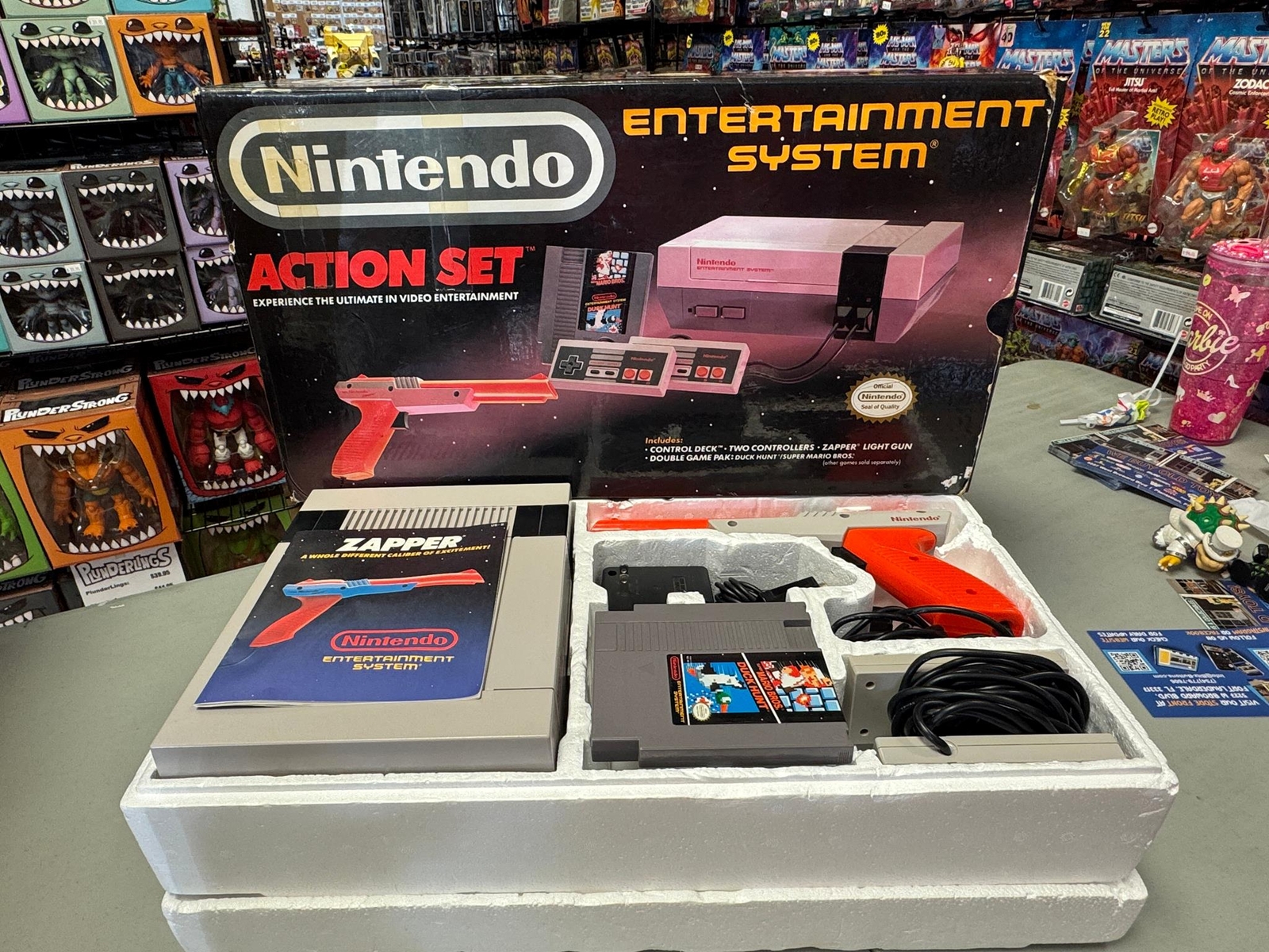 Nes Images Box Set Boxed NES Action Set (Vintage Nintendo, Video Game) COMPLETE & TESTED ...