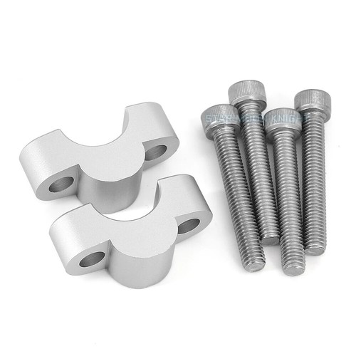 For YAMAHA T-MAX 500 530 560 Handlebar Riser Handle Bar Clamp Extend Adapter Fit - Picture 7 of 20
