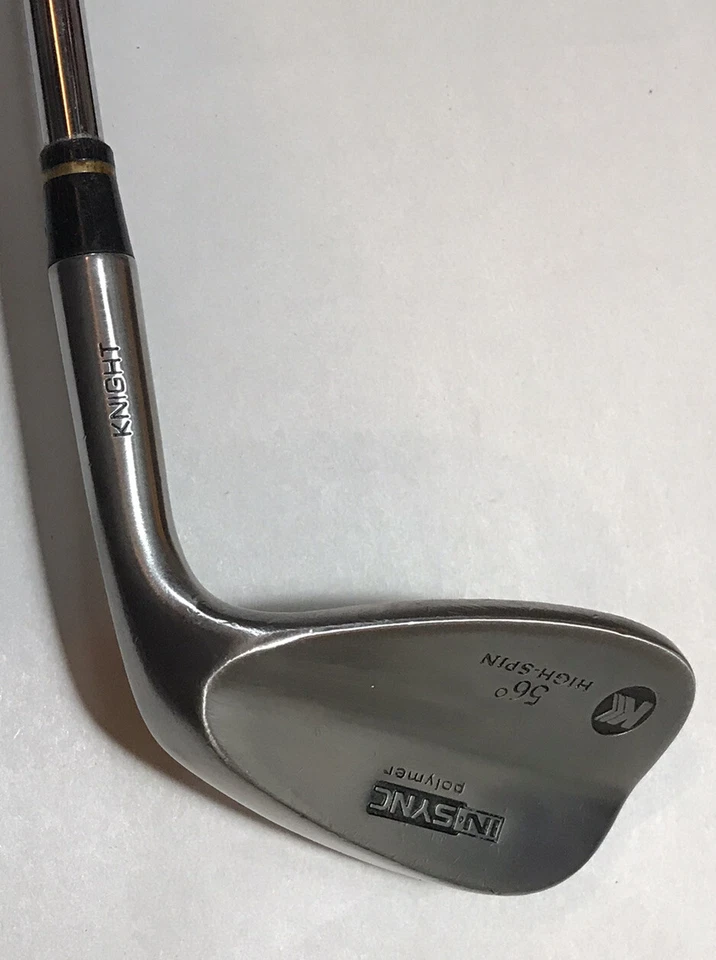 Knight Golf In-Sync 56° cuña polímero ranuras mano derecha eje de acero rígido 👍 Foto 2 de 4