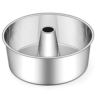10 Inch Non-Stick Round Cake Pan with Tube for Baking Chiffon Cake