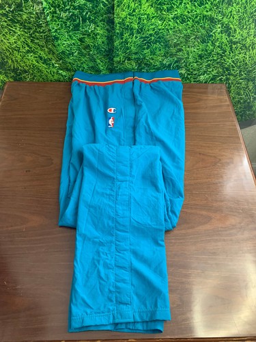 1996-1997 Detroit Pistons Basketball Issued Warm Up Pants Champion Size 36+2+38 - Picture 2 of 5