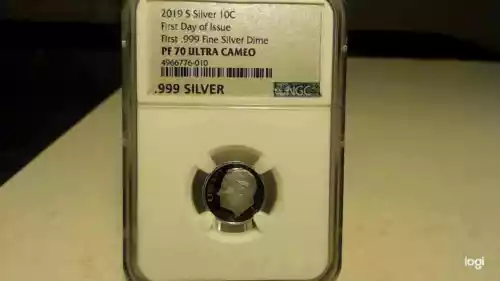 2019 S PROOF Silver ROOSEVELT DIME FDOI NGC PF70 ULTRA CAMEO 10c
