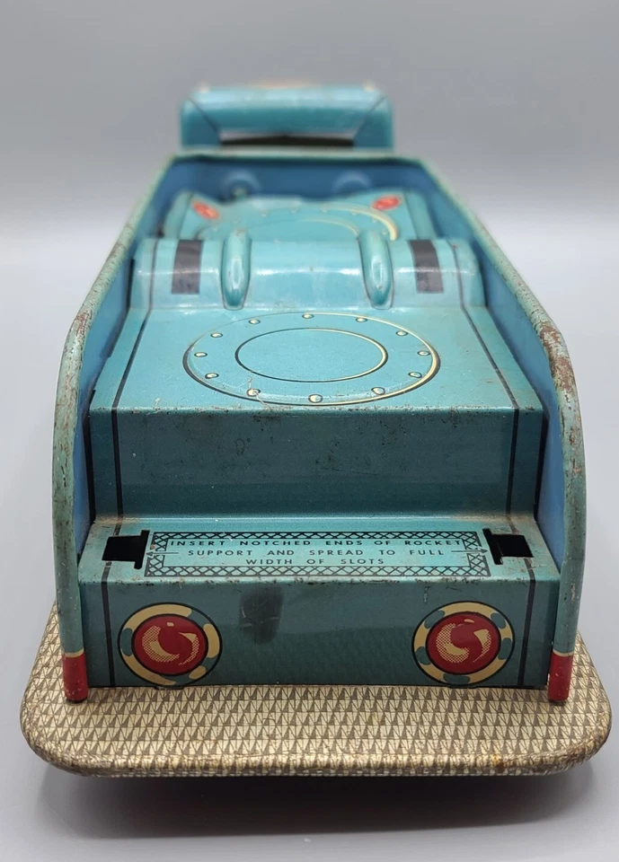 LOUIS MARX JUNIPER РАКЕТНЫЙ ГРУЗОВИК, БЛОК УПРАВЛЯЕМОЙ РАКЕТЫ NO 10 ГРУЗОВИКОВ США C-1960 - Изображение 4 из 4