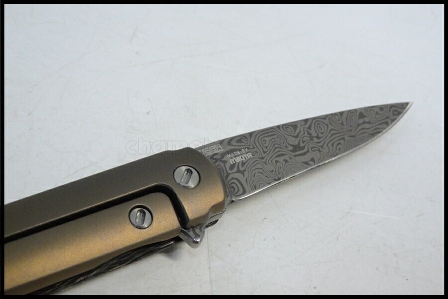 Maniago Knife Makers MKM Zieba 60th Flame Executive Damascu Maniago Knife Makers MKM Zieba 60th Flame Executive Damascu
