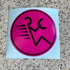 1x Vw Fahrvergnugen Stickers Bright Pink Fuscia Vintage Inspired Racing Sticker 1x Vw Fahrvergnugen Stickers Bright Pink Fuscia Vintage Inspired Racing Sticker