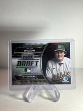 2023 Bowman Chrome Draft Jacob Wilson Draft Night Refractor SP /250 A’s RC