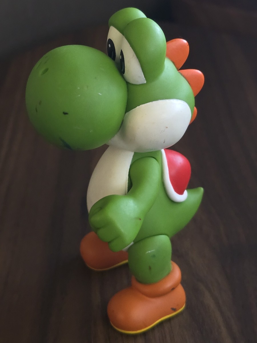 Jakks World Of Nintendo 2008 Super Mario YOSHI Figure 4.5